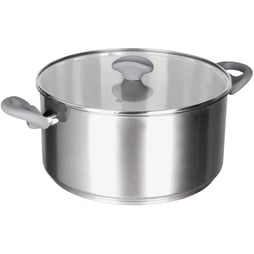 stainless steel casserole with side handles and knob by la termoplastic fbm