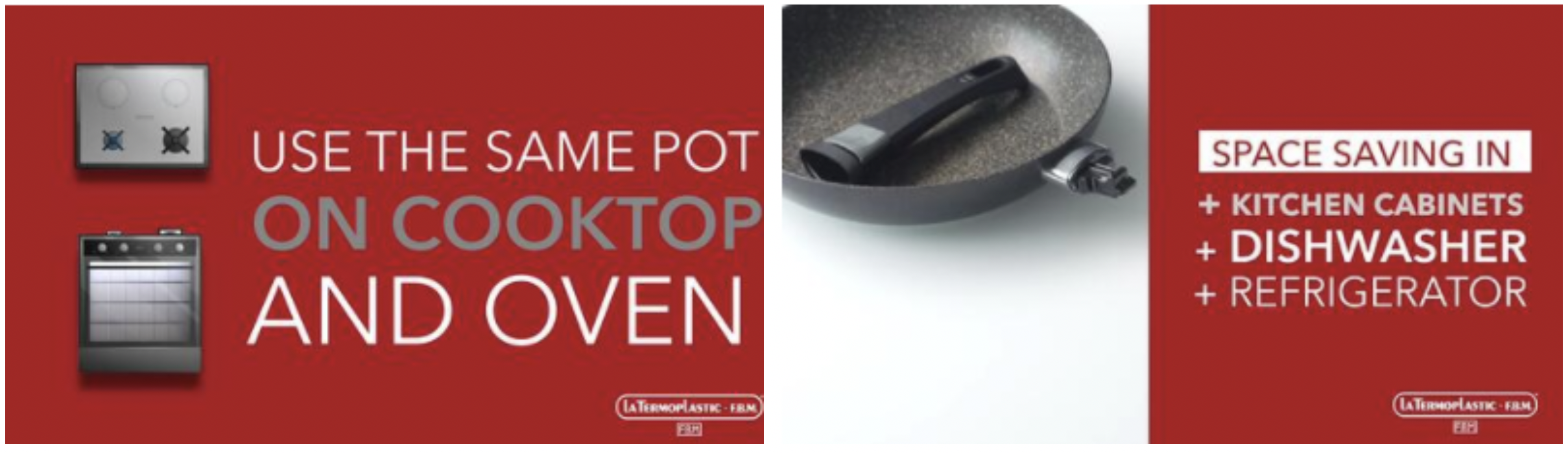 Flexibility and safety in the kitchen: F.B.M's oven safe handles for  cookware