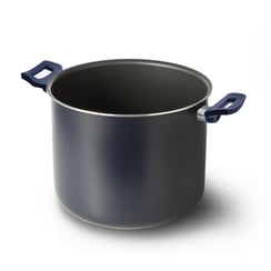 high edge blue by magnano saucepan with handles by la termoplastic fbm